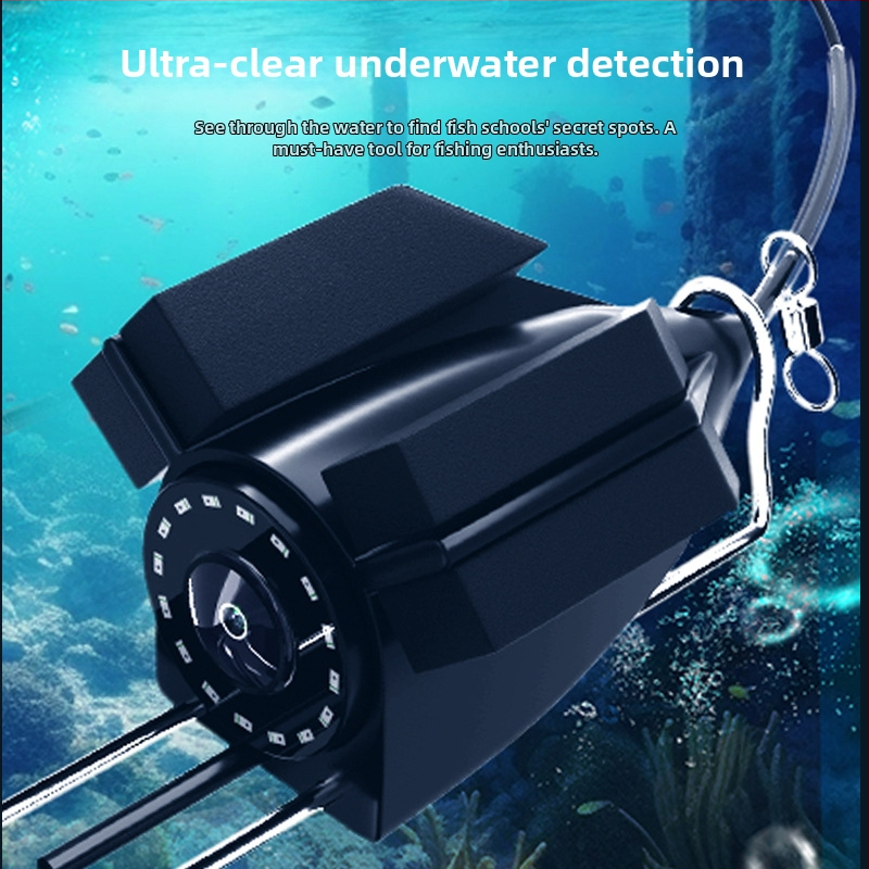 Podvodný rybársky echolót s HD kamerou a termálnym senzorom, hĺbka 0.6–30 m, napájanie DC 10–18 V