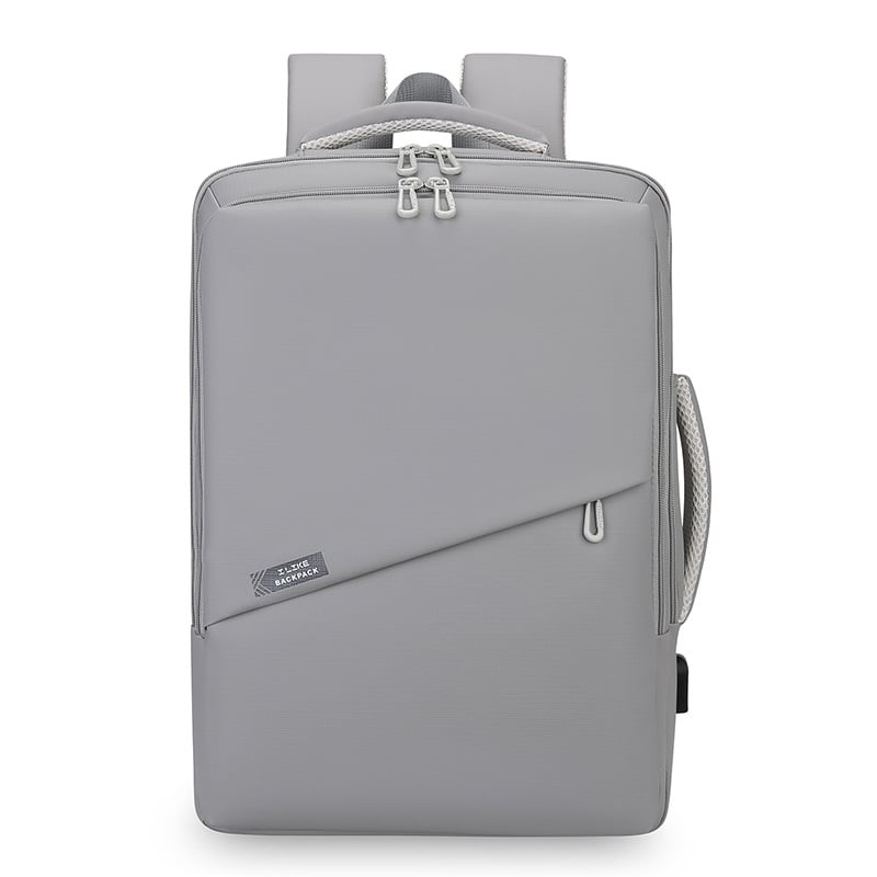 Унисекс раница за лаптоп за бизнес пътувания, съвместима с 16-инчов лаптоп, капацитет 36–55 л, разделение за сухи и мокри вещи, Oxford плат, извити презрамки