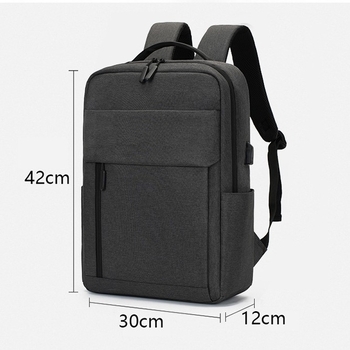 Podnikový batoh na notebook – kapacita 20–35L, nylon, USB port, zahnuté ramenné popruhy, Mamba Squadron