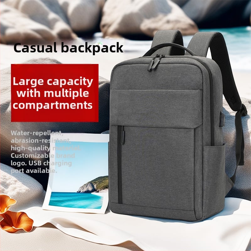 Podnikový batoh na notebook – kapacita 20–35L, nylon, USB port, zahnuté ramenné popruhy, Mamba Squadron