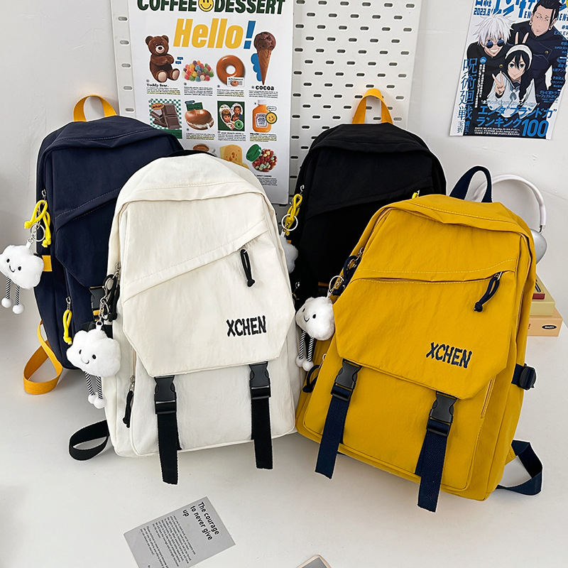 Unisex najlon ruksak, 20–35L, kompatibilan s 15-inčnim prijenosnim računalom, prozračan, za ležerna putovanja