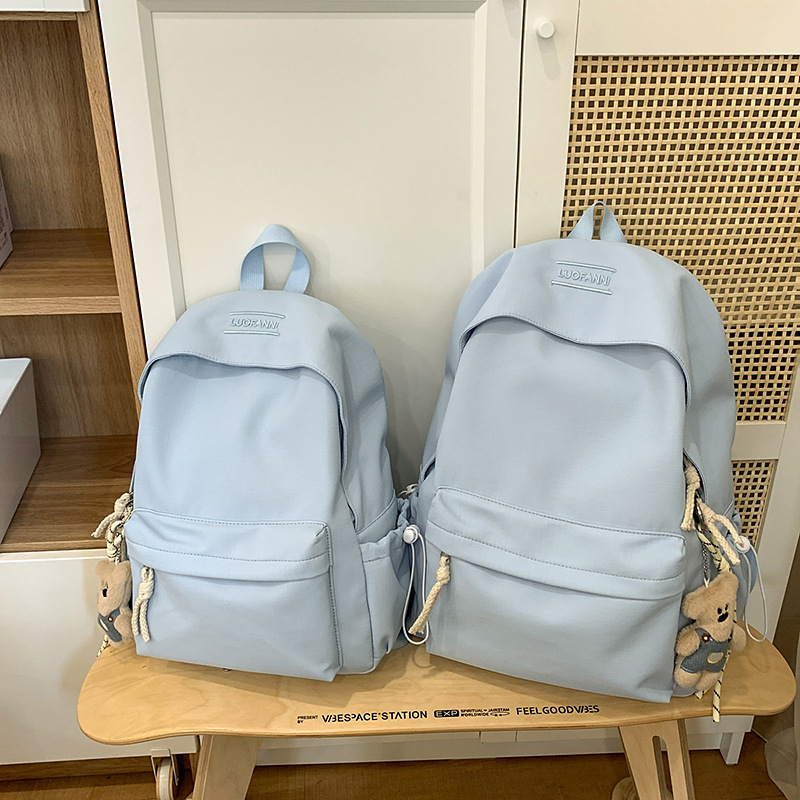 Unisex ruksak za studente za kampus i putovanja, najlon materijal, kapacitet 20–35L, podstava od poliestera, zakrivljene naramenice, mladi kampus stil