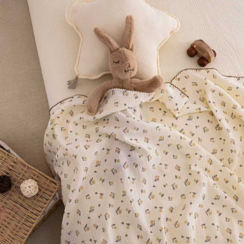 MOMUZ dječja dekica od 100% pamuka za sve sezone, s crtić printom, za djecu 1–3 godine