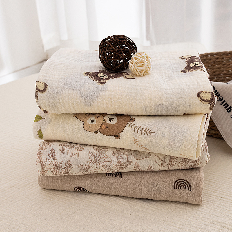 MOMUZ dječja dekica od 100% pamuka za sve sezone, s crtić printom, za djecu 1–3 godine