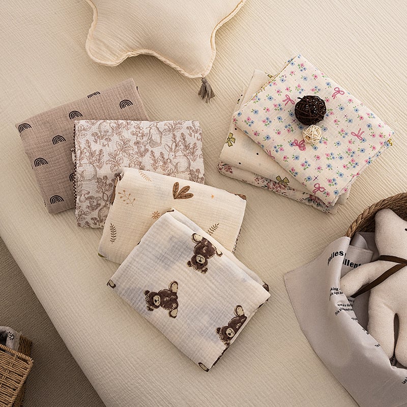 MOMUZ dječja dekica od 100% pamuka za sve sezone, s crtić printom, za djecu 1–3 godine