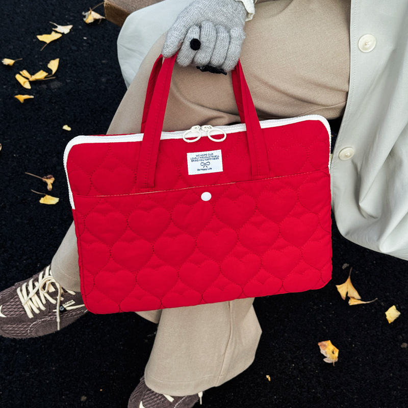 iPad futrola od najlona, vodootporna, ultralagana, otporna na trošenje, stil ručne aktovke, podstava od poliester-pamuk, unisex, zima 2025