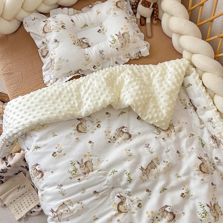 Baba quilt poliészter töltettel, 100% pamut anyagból, legfeljebb 1,5 kg, 3 év alattiaknak, koreai stílus
