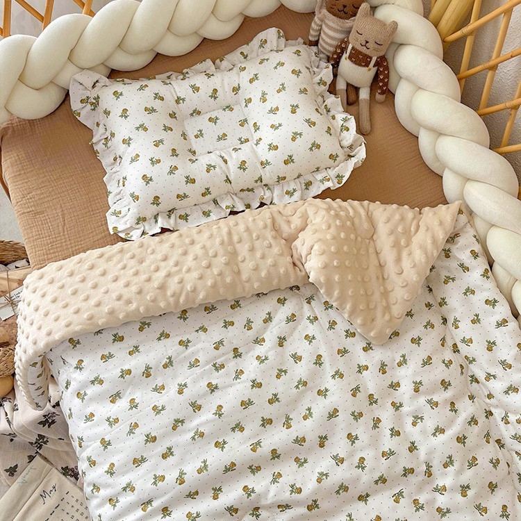 Baba quilt poliészter töltettel, 100% pamut anyagból, legfeljebb 1,5 kg, 3 év alattiaknak, koreai stílus