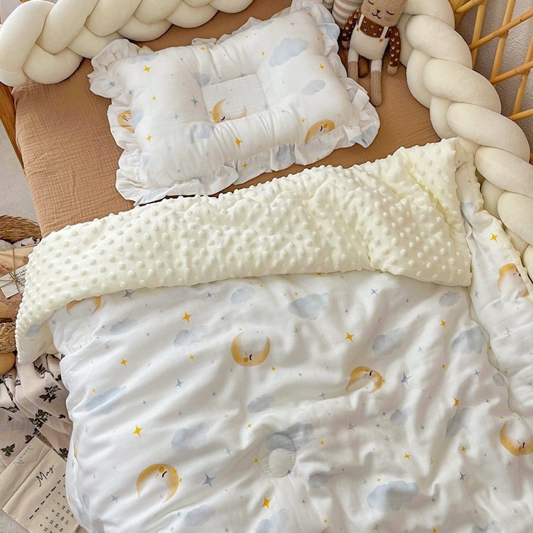 Baba quilt poliészter töltettel, 100% pamut anyagból, legfeljebb 1,5 kg, 3 év alattiaknak, koreai stílus