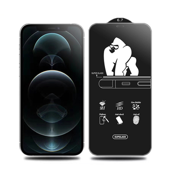 KAAPII kaljeno staklo zaštitnik prednjeg zaslona za iPhone 14 Pro Max – HD, djelomično pokriven zaslon