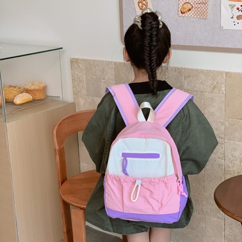 Ghiozdan pentru grădiniță, ultraușor din nailon, bretele de umăr curbate, unisex, utilizare zilnică