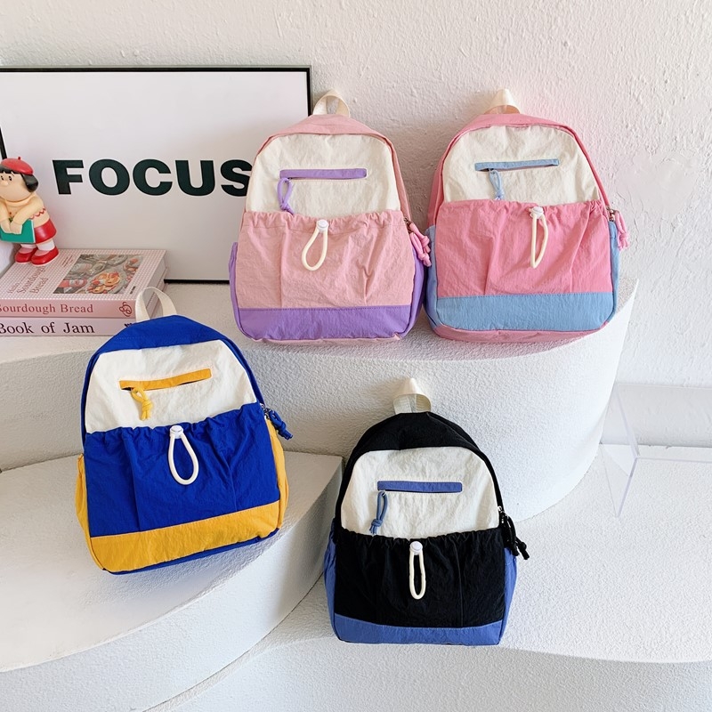 Ghiozdan pentru grădiniță, ultraușor din nailon, bretele de umăr curbate, unisex, utilizare zilnică