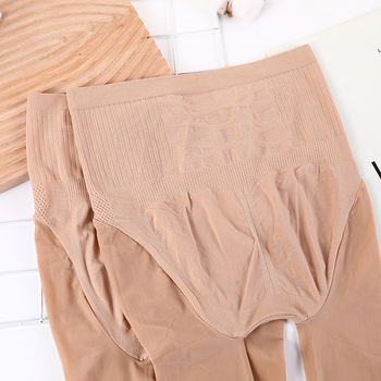 Duque colanți din nylon 30D, talie înaltă pentru modelare, culoare solidă, finisaj invizibil