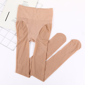 Duque colanți din nylon 30D, talie înaltă pentru modelare, culoare solidă, finisaj invizibil