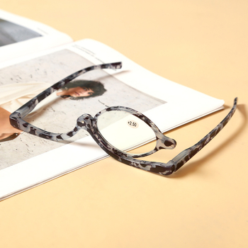 Γυαλιά ανάγνωσης, PC φακοί, μισό-πλαίσιο, πλαστικός σκελετός, λογοτεχνικό ρετρό στυλ