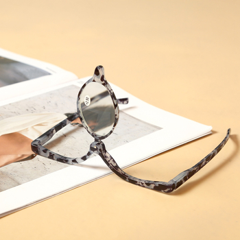 Γυαλιά ανάγνωσης, PC φακοί, μισό-πλαίσιο, πλαστικός σκελετός, λογοτεχνικό ρετρό στυλ