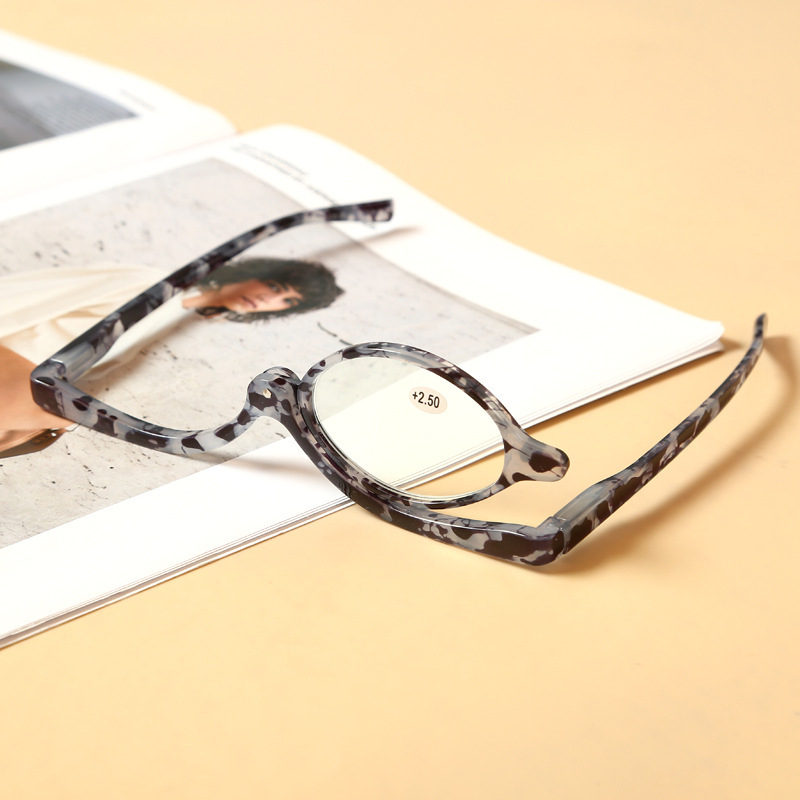 Γυαλιά ανάγνωσης, PC φακοί, μισό-πλαίσιο, πλαστικός σκελετός, λογοτεχνικό ρετρό στυλ