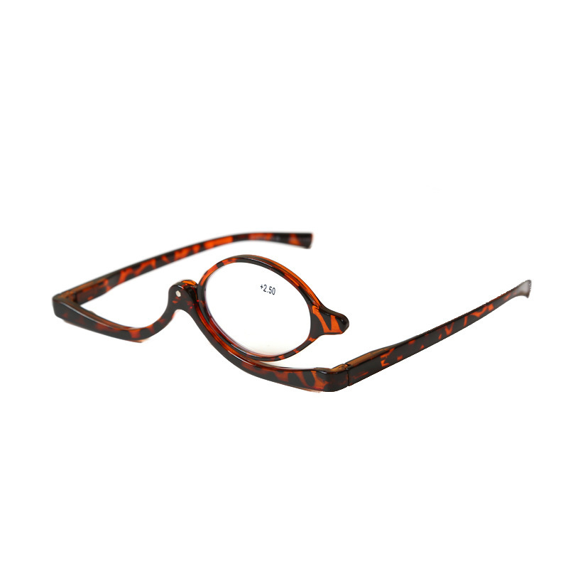 Γυαλιά ανάγνωσης, PC φακοί, μισό-πλαίσιο, πλαστικός σκελετός, λογοτεχνικό ρετρό στυλ