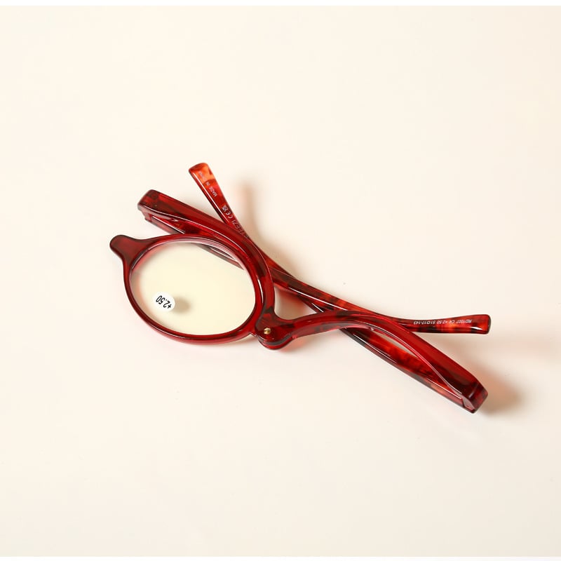 Γυαλιά ανάγνωσης, PC φακοί, μισό-πλαίσιο, πλαστικός σκελετός, λογοτεχνικό ρετρό στυλ