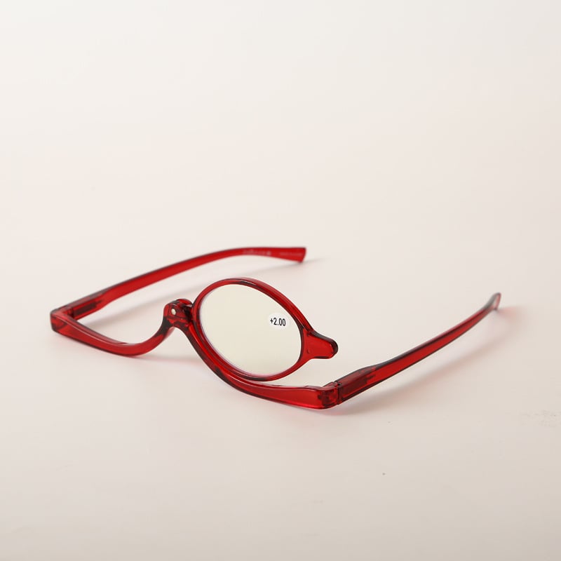 Γυαλιά ανάγνωσης, PC φακοί, μισό-πλαίσιο, πλαστικός σκελετός, λογοτεχνικό ρετρό στυλ