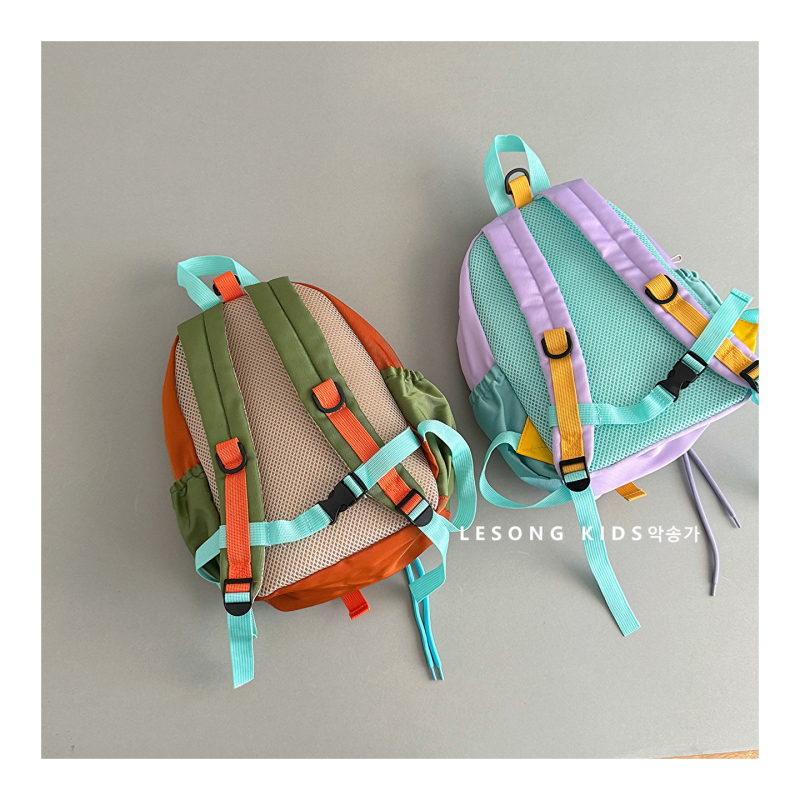 Unisex ranac od platna s zrnatim jastučnim naramenicama, moderan stil, pamuk unutrašnja podstava, uzorak: slova