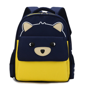 Rucsac pentru grădiniță cu logo imprimat, stil coreean, material Oxford respirabil, bretele curbate, model anime