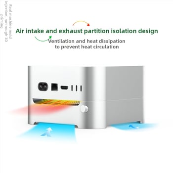 Mac Mini M4 állvány — porálló, hatékony hőelvezetés, poreltávolítás, hordozható