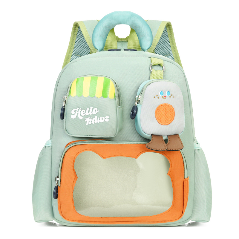 Cloudslove Dječji ruksak za vrtić s crtanim likovima, Oxford tkanina, vodootporan, zakrivljene naramenice, uzrast 3–6