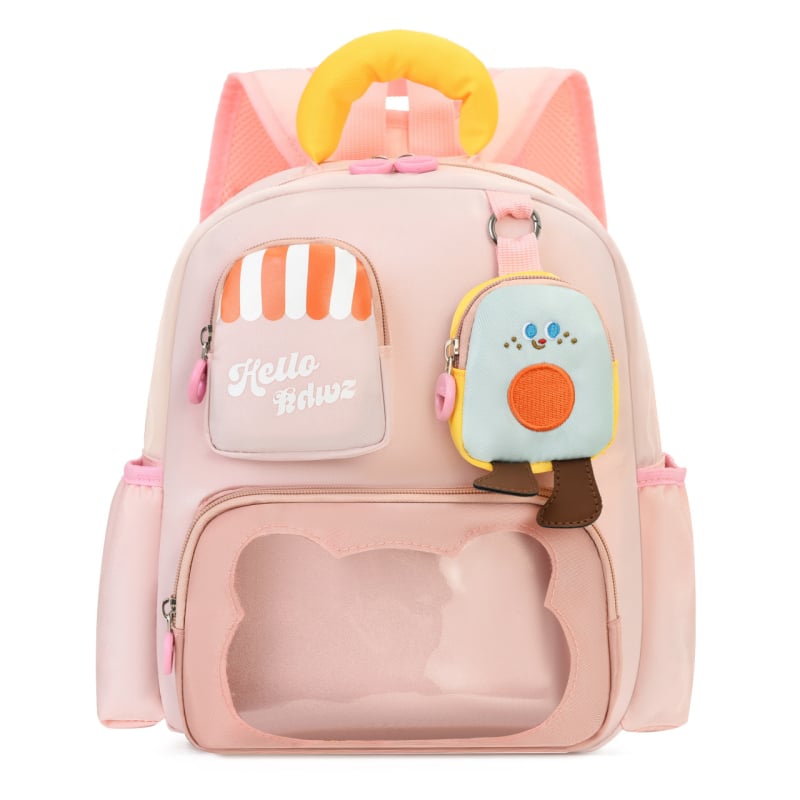 Cloudslove Dječji ruksak za vrtić s crtanim likovima, Oxford tkanina, vodootporan, zakrivljene naramenice, uzrast 3–6