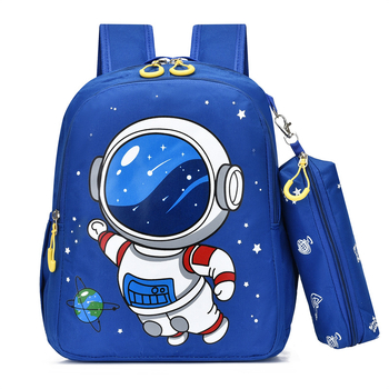 Ruksak za vrtić, velik kapacitet, najlon materijal, prozračan, ultralak, svemirski uzorak