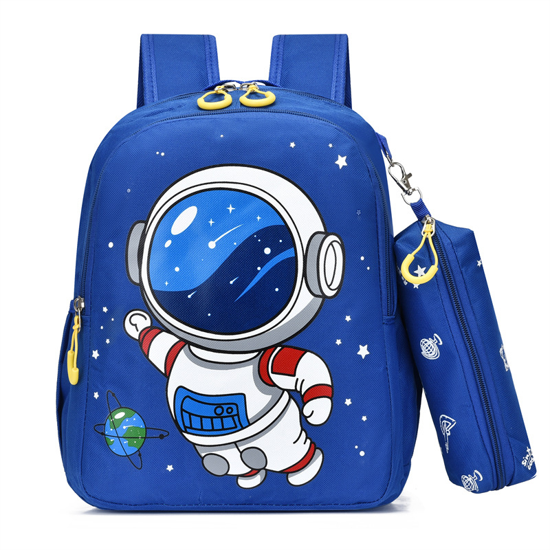 Ruksak za vrtić, velik kapacitet, najlon materijal, prozračan, ultralak, svemirski uzorak