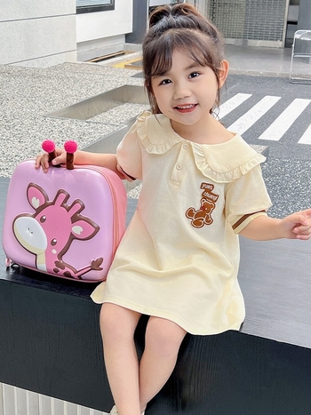 Rucsac pentru copii din EVA, design cerb, unisex, rucsac școlar drăguț, impermeabil, ultraușor, antibacterian, protecție a coloanei vertebrale