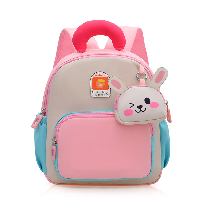 Dječji ruksak u korejskom stilu, sladak i lagan školski ruksak, unisex, Oxford platno s poliesterom, prozračan, vodoodporan, zakrivljene naramenice, proljeće 2026