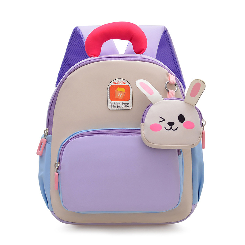 Dječji ruksak u korejskom stilu, sladak i lagan školski ruksak, unisex, Oxford platno s poliesterom, prozračan, vodoodporan, zakrivljene naramenice, proljeće 2026