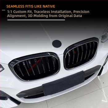 Grilă frontală LED pentru BMW X3 G01/X4 G02 (2018–2022), ABS plastic, montaj în bara, iluminare LED