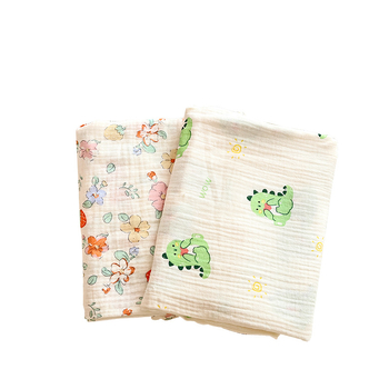 Novorođenačka dvostruko gaze zavojnica s printom crtića, težina 200–300 g