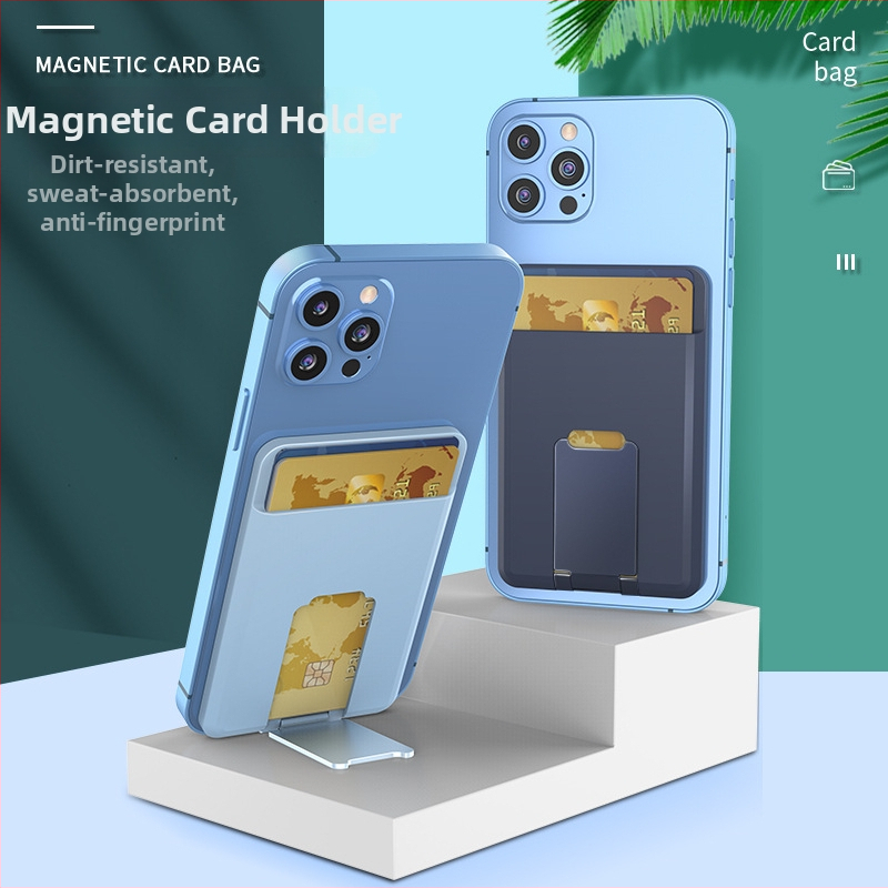 Chengye MagSafe szilikon kártyatartó mágneses állvánnyal iPhone 12/13-hoz