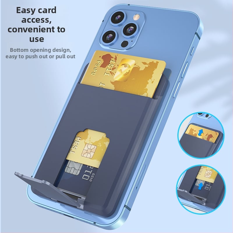 Chengye MagSafe silikónový držiak na karty s magnetickou podstavou pre iPhone 12 a iPhone 13