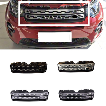 Decorare grilă centrală cu plasă de ventilație pentru Range Rover Discovery Sport, ABS Plastic, Montaj pe bara de protecție, 2015-2019