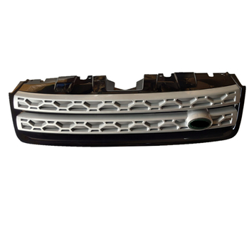 Decorare grilă centrală cu plasă de ventilație pentru Range Rover Discovery Sport, ABS Plastic, Montaj pe bara de protecție, 2015-2019