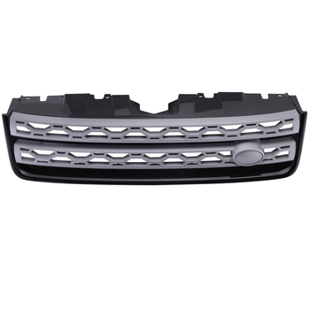 Decorare grilă centrală cu plasă de ventilație pentru Range Rover Discovery Sport, ABS Plastic, Montaj pe bara de protecție, 2015-2019