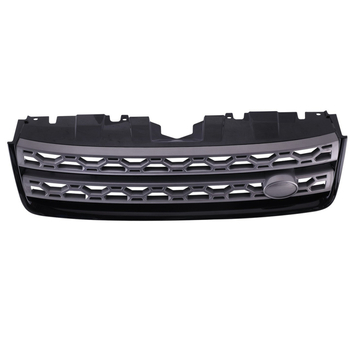 Decorare grilă centrală cu plasă de ventilație pentru Range Rover Discovery Sport, ABS Plastic, Montaj pe bara de protecție, 2015-2019
