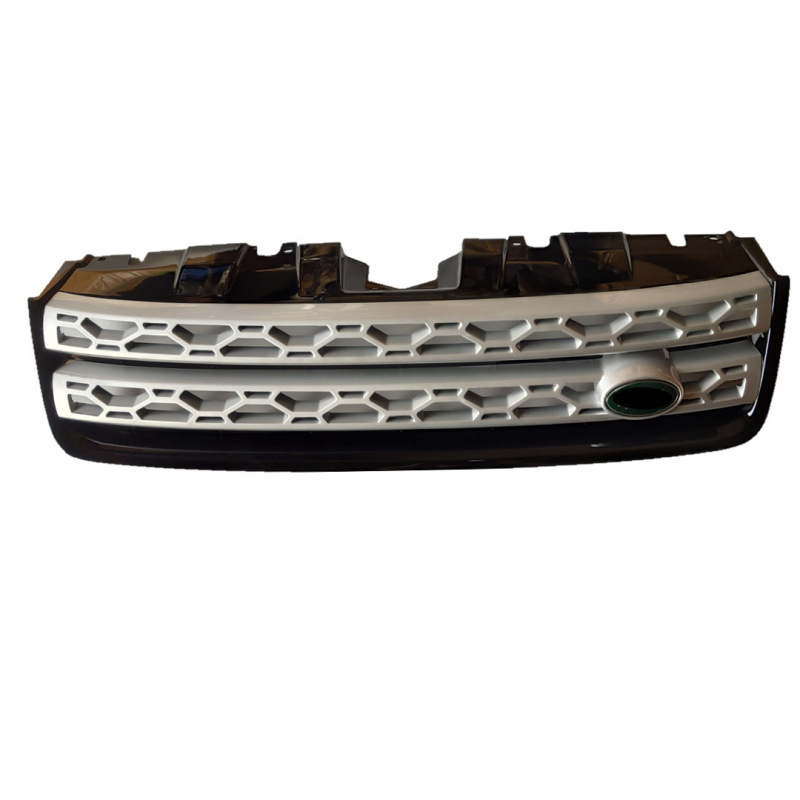 Decorare grilă centrală cu plasă de ventilație pentru Range Rover Discovery Sport, ABS Plastic, Montaj pe bara de protecție, 2015-2019