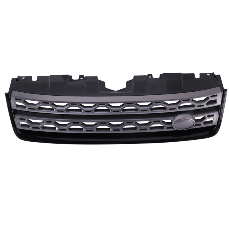 Decorare grilă centrală cu plasă de ventilație pentru Range Rover Discovery Sport, ABS Plastic, Montaj pe bara de protecție, 2015-2019