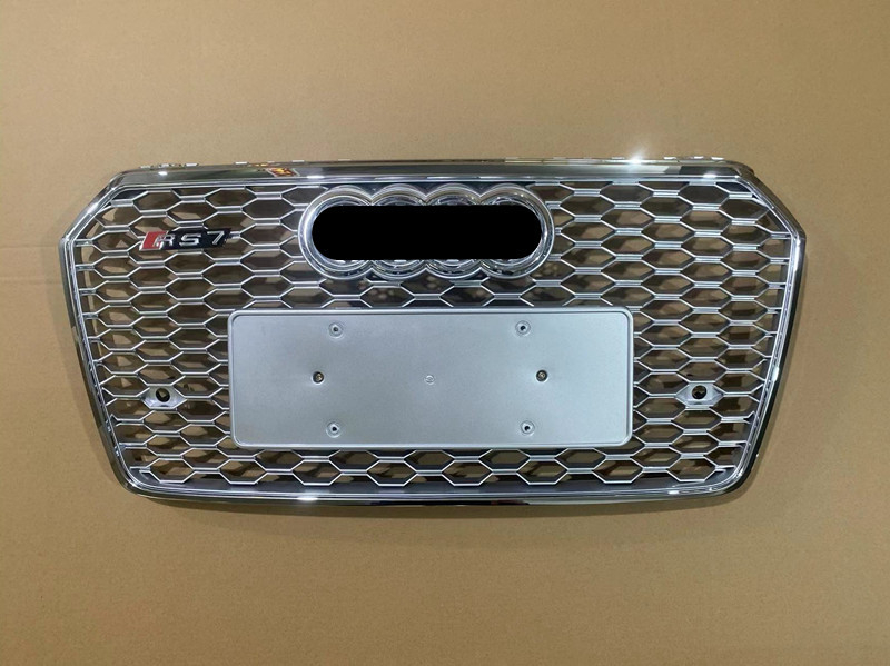 Audi A7 S7 Grilă frontală cu celule fagure, ABS plastic, montaj pe bara, compatibilă cu 2016-2018
