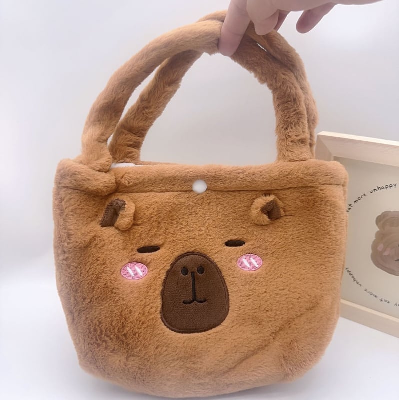 Плюшена кукла — козина от заек, PP памучен пълнеж, OEM персонализирано лого, аксесоар за детска раница