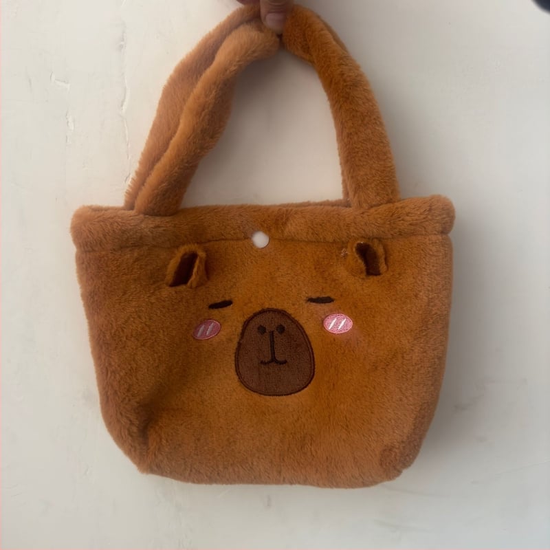 Плюшена кукла — козина от заек, PP памучен пълнеж, OEM персонализирано лого, аксесоар за детска раница