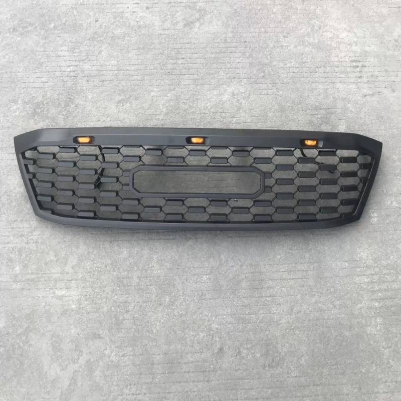 Grilă radiator cu plasă pentru Toyota Hilux Vigo, 05-14, ABS plastic, DUKE4WD