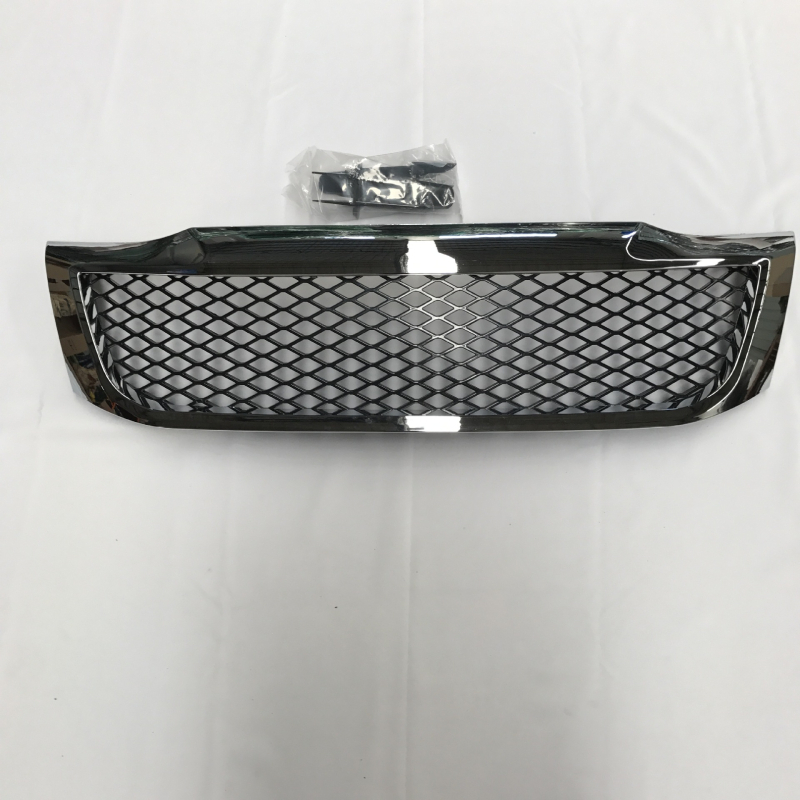 Grilă radiator cu plasă pentru Toyota Hilux Vigo, 05-14, ABS plastic, DUKE4WD