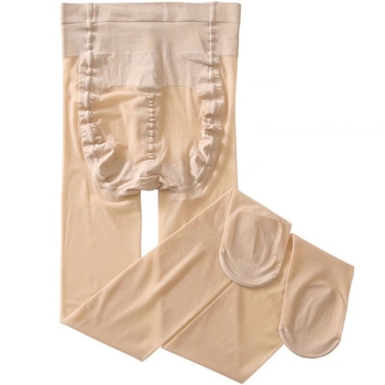 Női fenékemelő harisnya, ultra vékony, 5D nylon velúr anyag, bikini szabás